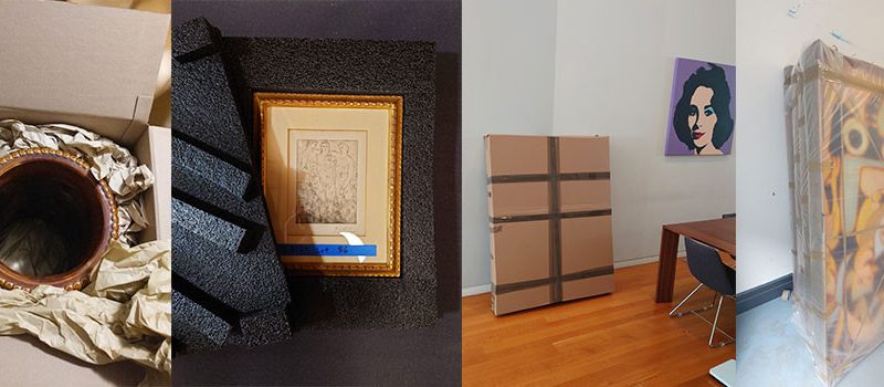 Art packing (packing pictures and paintings) for shipping and delivery