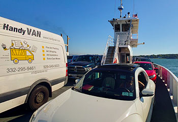 HandyVan is on the ferry